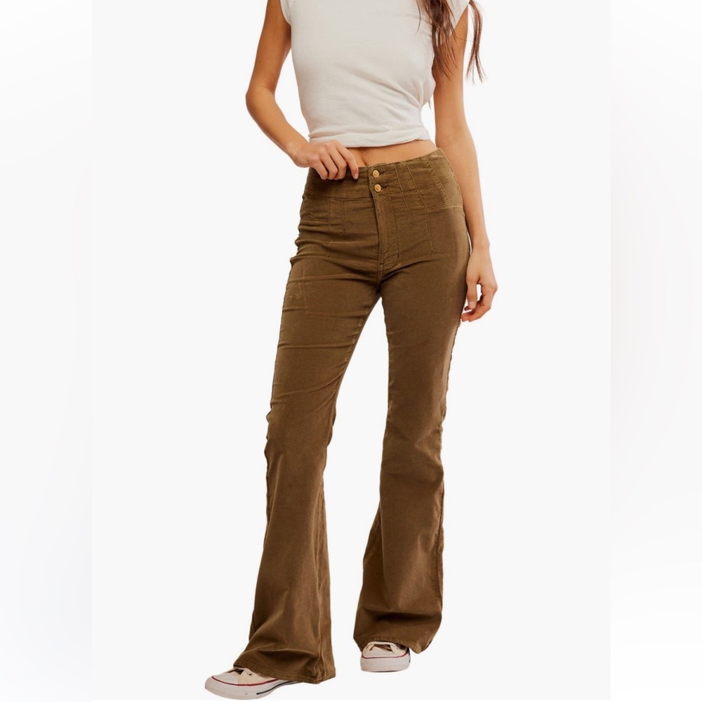 Free People Jayde Corduroy Flare Pants